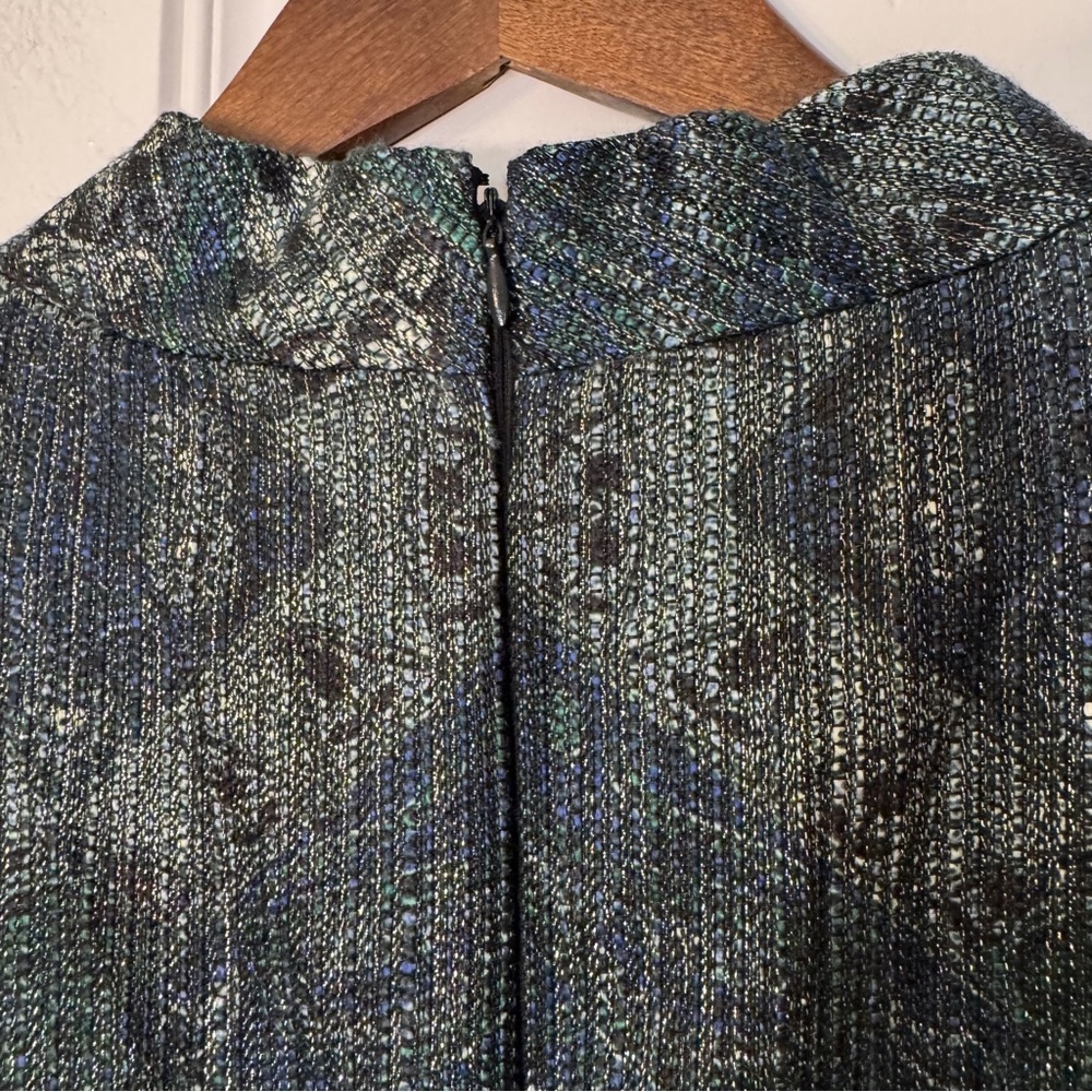 Antonio Melani metallic shift dress Cowl neckline Size 10 Party Event Evening‎ - Picture 9 of 14